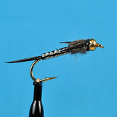 Bead Head woven stone fly black