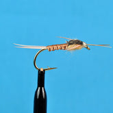 Woven stone fly nymph tan