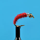 Bead head shaggy red