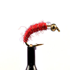 Bead head shaggy red