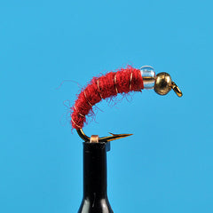 Bead head shaggy red