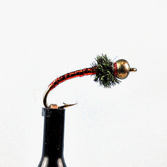 Bead head disco midge red