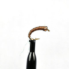 Bead Head Zebra Midge Brown