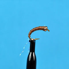 Bead Head Zebra Midge Brown