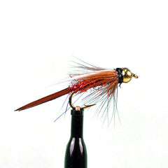 Bead head prince nymph red krystal flash