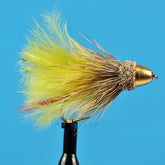 Conehead marabou muddler yellow