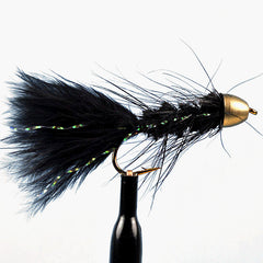 Cone head woolly bugger black