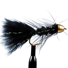 Cone head woolly bugger black