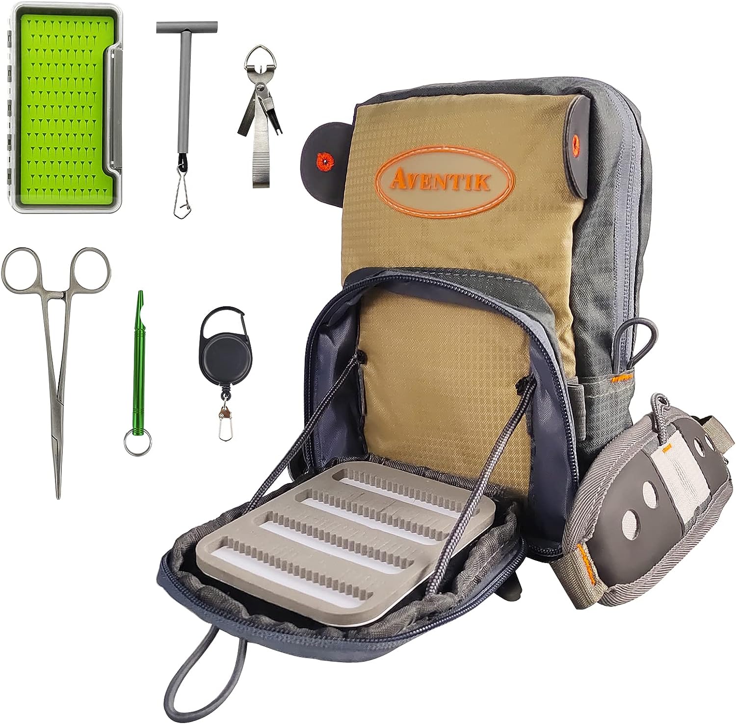 Fly Fishing Chest Bag Ultra Light Multiple Pockets Chest Pack with