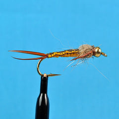 Bead Head woven stone fly brown