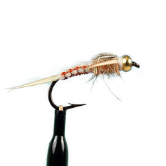 Bead Head woven stone fly tan