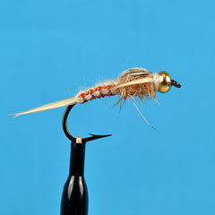 Bead Head woven stone fly tan