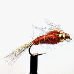 Bead head mayfly brown