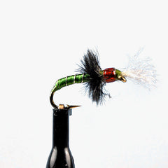 Glass bead rojo midge