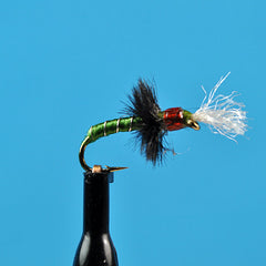 Glass bead rojo midge