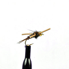 Bead head pheasant tail rubber leg