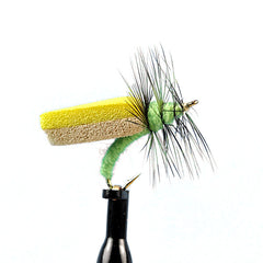 Foam wing caddis bright green