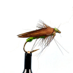 Slow water caddis olive