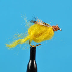 Sparkle caddis pupa amber