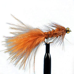 Bead head woolly bugger brown