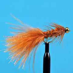 Bead head woolly bugger brown