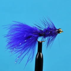 Bead head woolly bugger purple