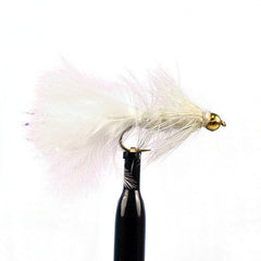 Bead head woolly bugger white