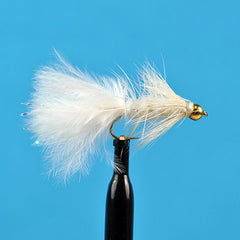 Bead head woolly bugger white