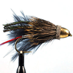 Conehead marabou muddler black