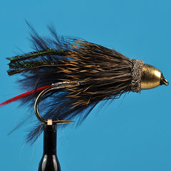 Conehead marabou muddler black