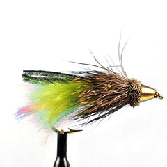 Conehead marabou muddler olive