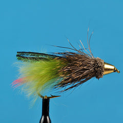 Conehead marabou muddler olive