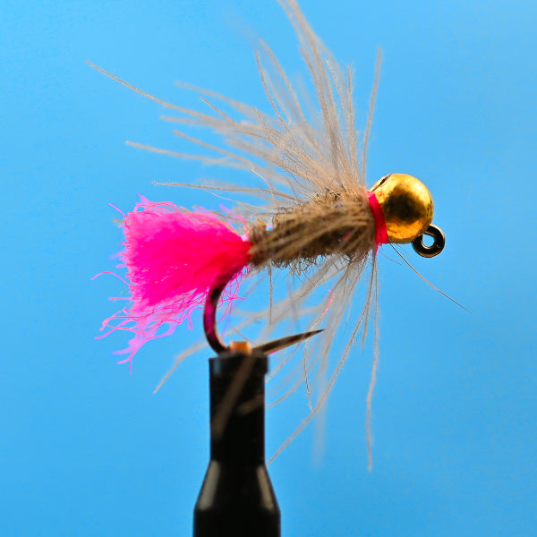 Tungsten Hares Ear Pink Tag