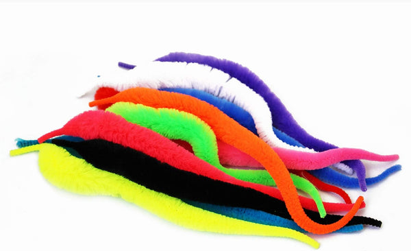 11 Colors Fly Tying Mangum Dragon Tails Snake Wiggle Tail Pike Steelhe –  Fly Fish Flies