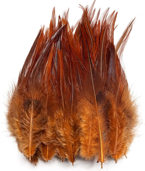 Rooster Saddle Hackle Feathers Bulk 300PCS Colorful Craft Feathers 4-6Inch  Pheasant Neck Feather for Pendant Earrings Dream Catchers DIY Wedding Party